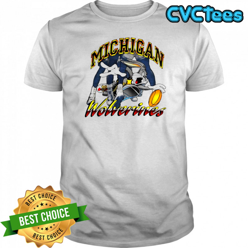 Bugs bunny Michigan Wolverines basketball funny shirt