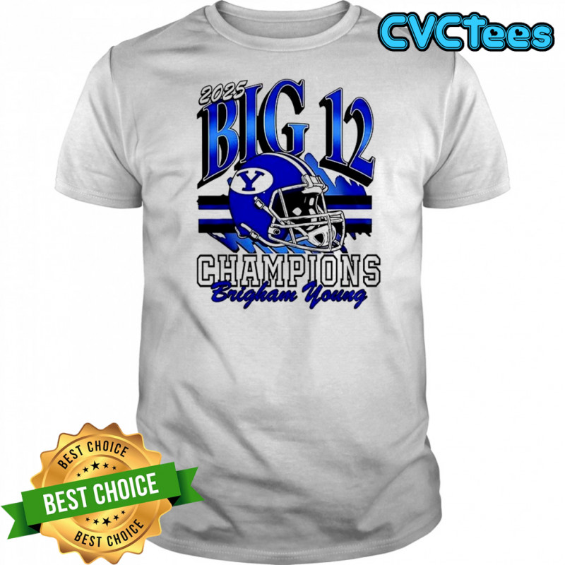 BYU Cougars Football 2025 Big 12 Conference Champs shirt