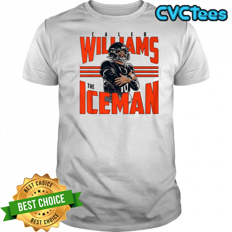 Caleb Williams Chicago Bears NFL the iceman celebration number 10 shirt