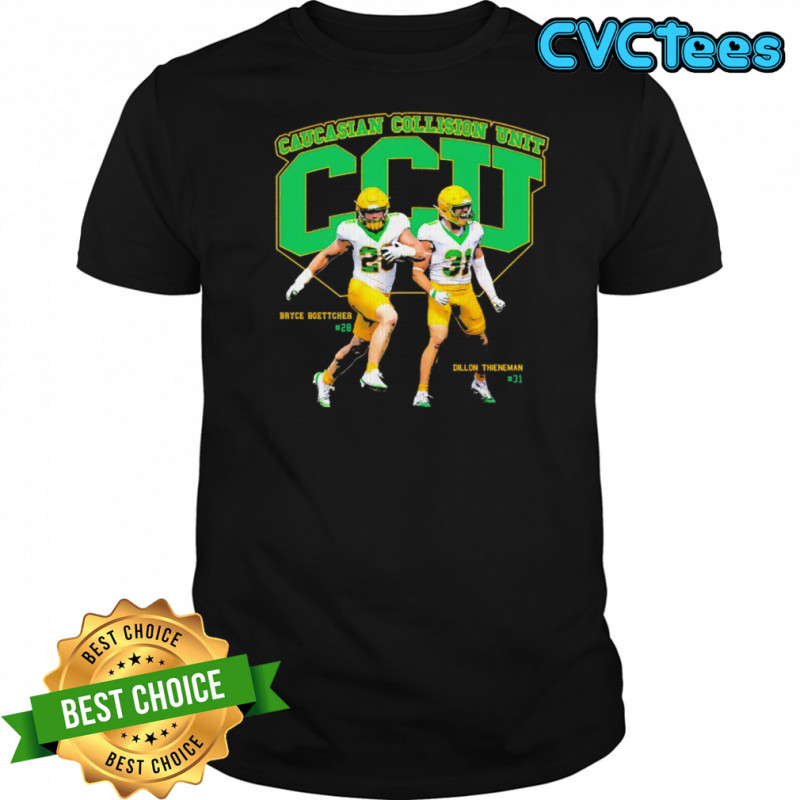 Caucasian Collision Unit Oregon Ducks shirt