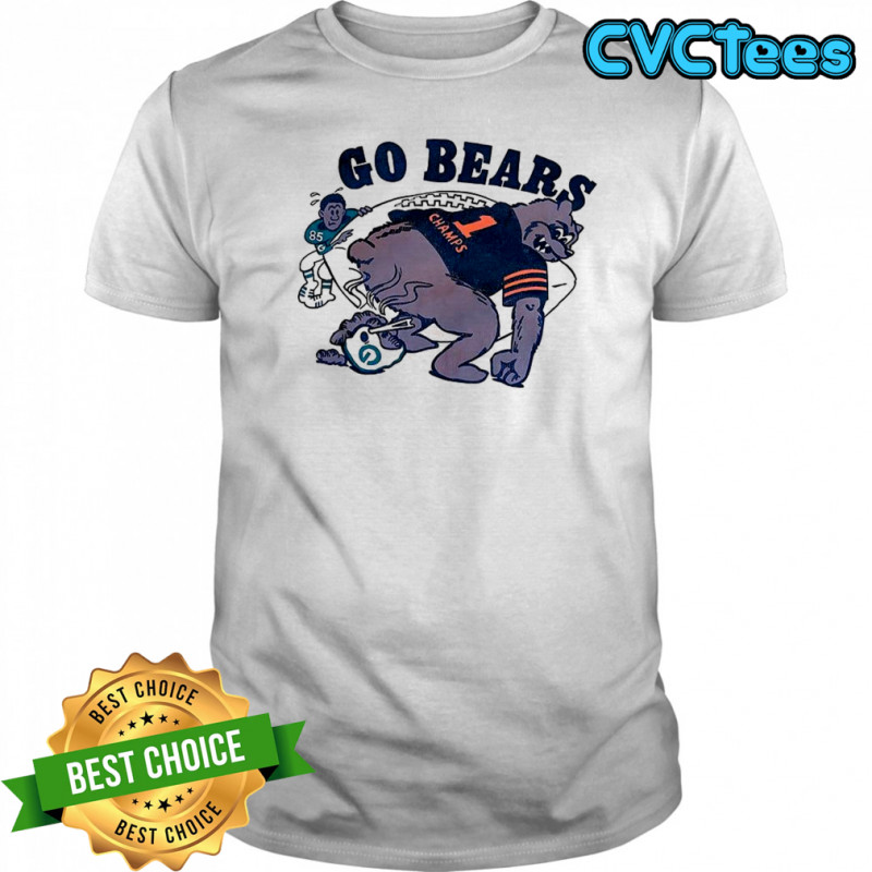 Chicago Bears vs Green Bay Packers Go Bears mascot shirt
