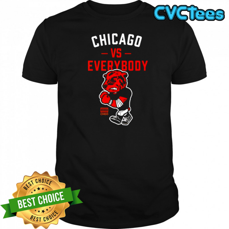 Chicago vs Everybody mascot graphic shirt