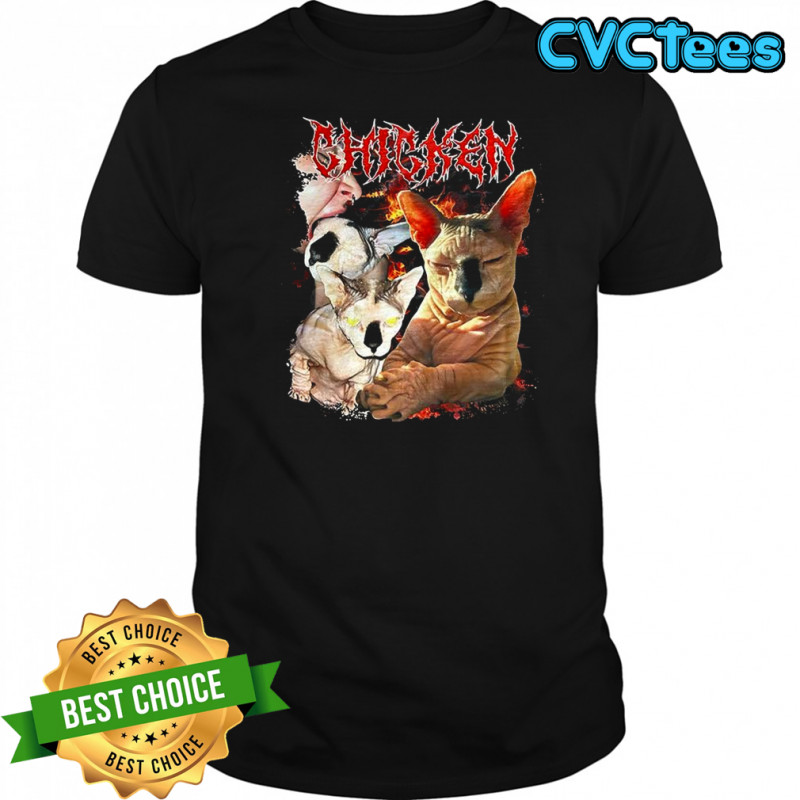 Chicken Sphynx cat shirt