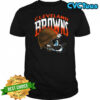 Cleveland Browns NFL logo Gradient helmet football lover shirt