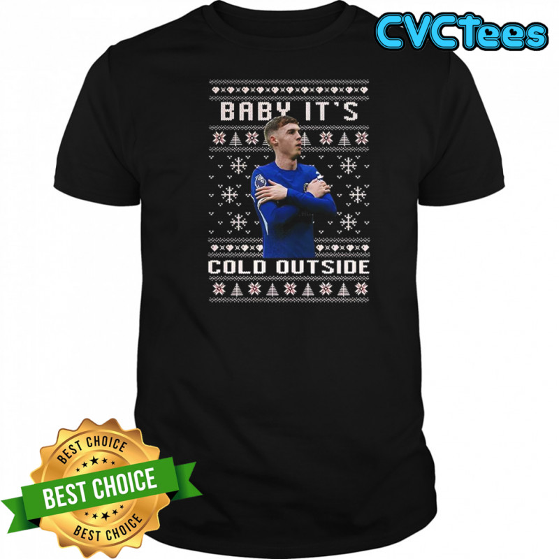 Cole Palmer Chelsea football Baby it’s Cold outside ugly Christmas shirt