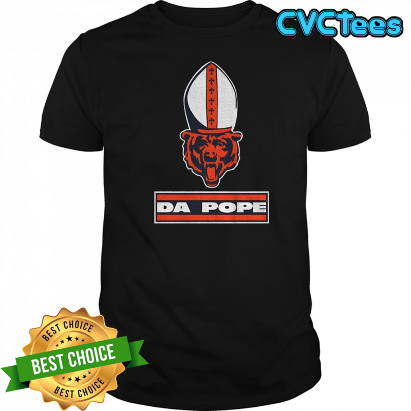 Da Pope Chicago Bears parody NFL Football 2025 shirt