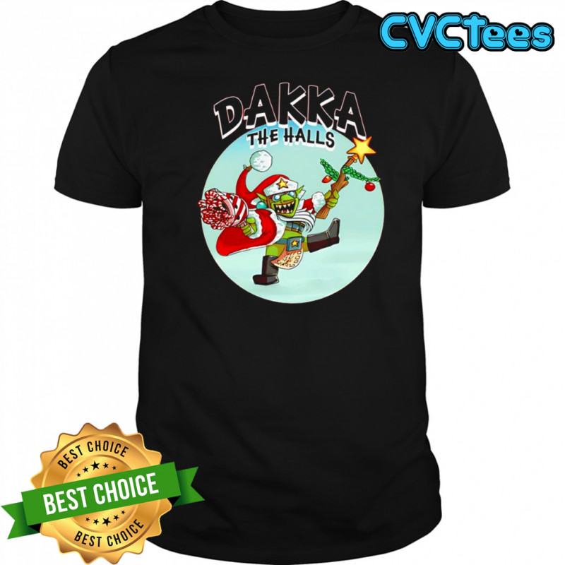 Da Red Gobbo Dakka The Halls Christmas shirt