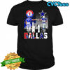 Dallas sports teams Texas Rangers & Dallas Cowboys players signatures shirt