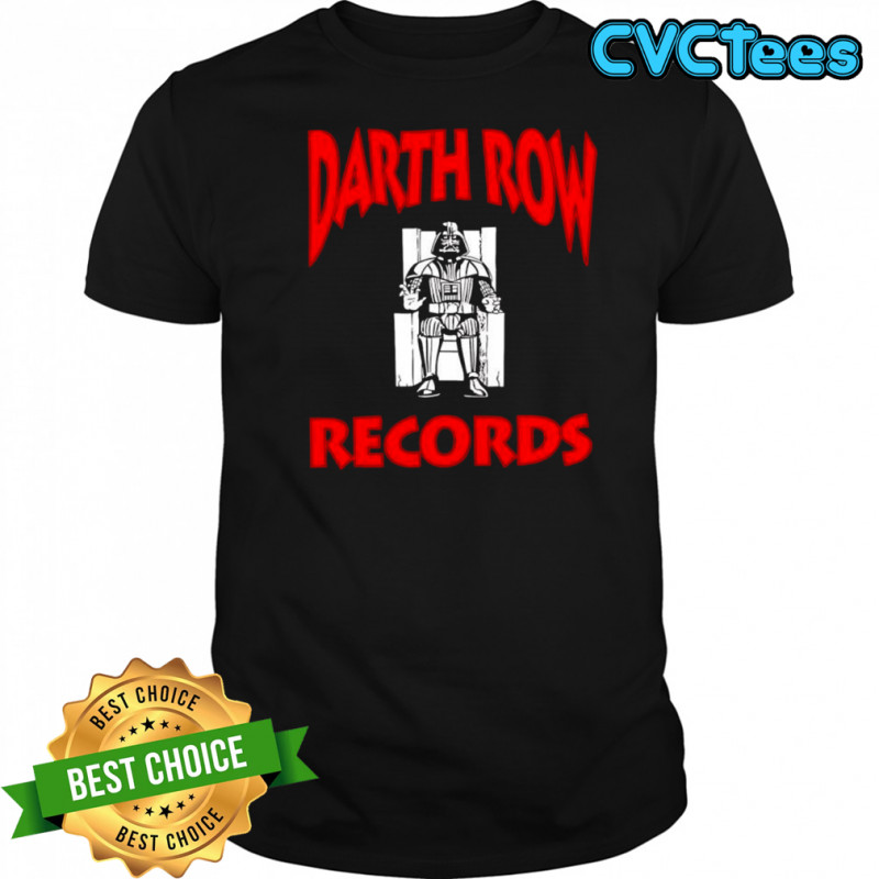 Darth Row Records graphic shirt