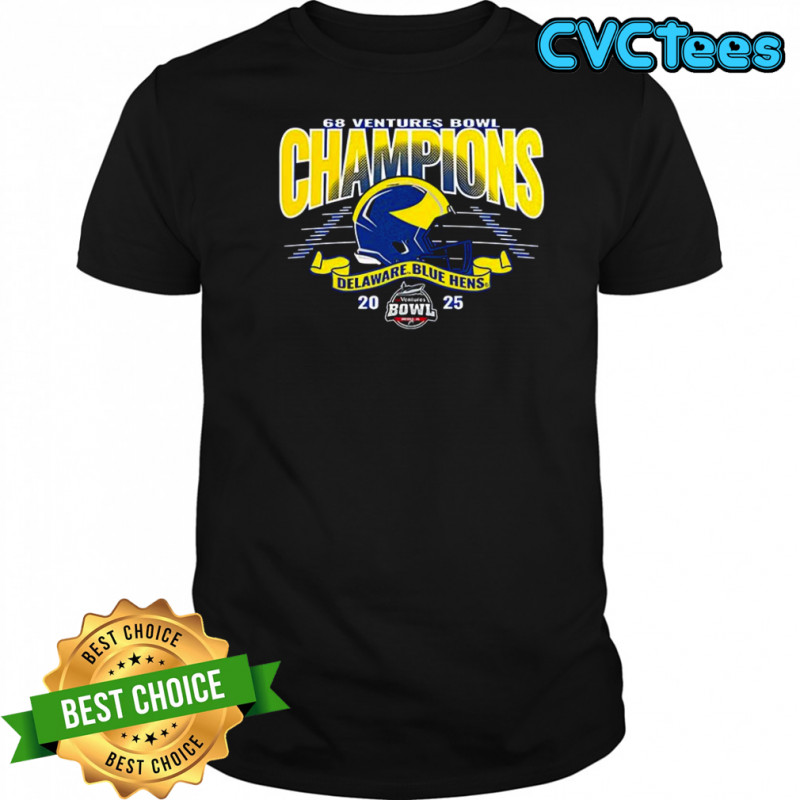 Delaware Fightin’ Blue Hens 68 Ventures Bowl Champions 2025 shirt
