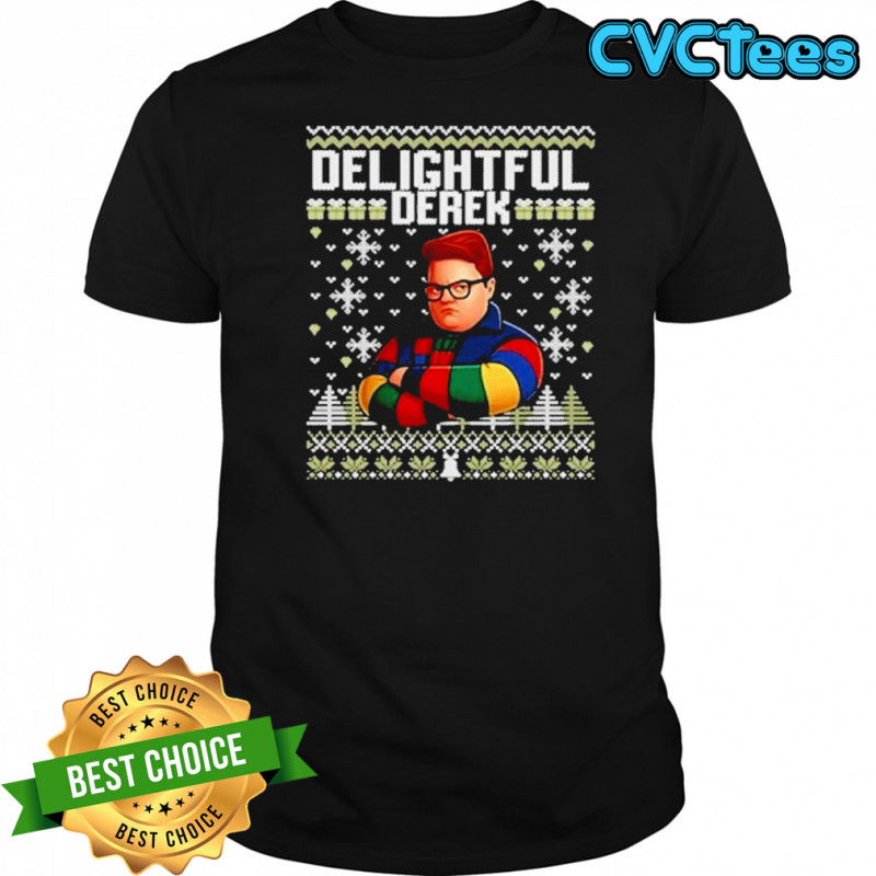 Delightful Derek Ugly Christmas T-Shirt