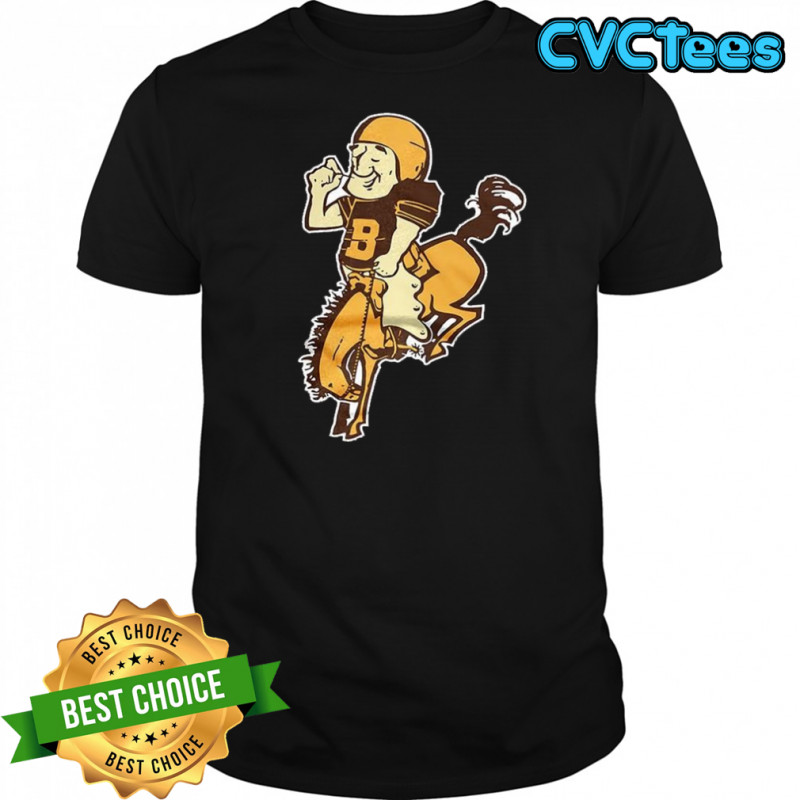 Denver Broncos football mascot 1960 logo vintage shirt