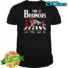 Denver Bs The Broncos with Abbey Road players signatures shirt