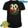 Dinosaur 20 year old prehistoric times vintage graphic shirt