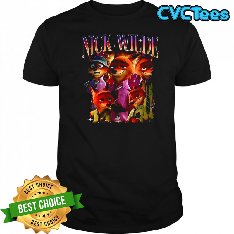 Disney Zootopia Nick Wilde graphic shirt