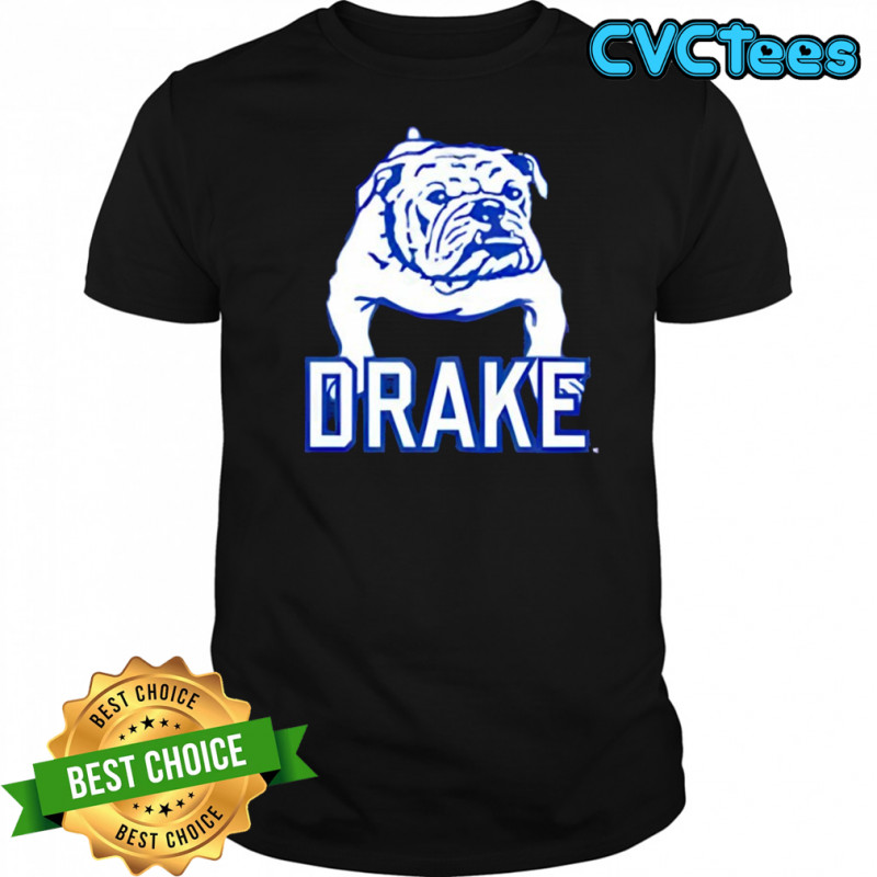 Drake University Vault Bulldog Hooded shirt