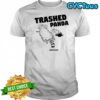 Drunken Raccoon trashed panda shirt