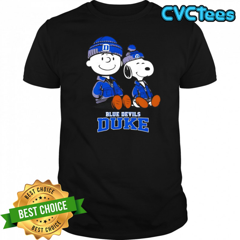 Duke Blue Devils x Snoopy and Charlie Brown shirt