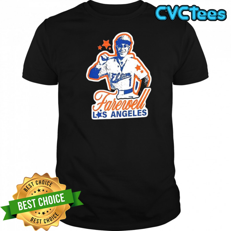 Elton John Farewell LA Dodger shirt