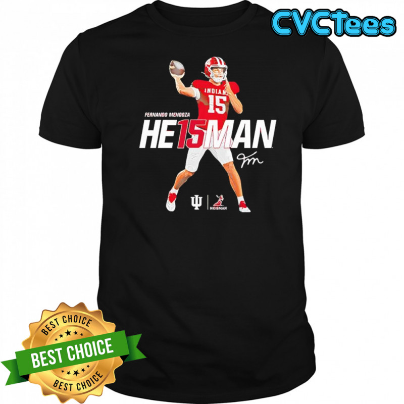 Fernando Mendoza Indiana Hoosiers 2025 Heisman Trophy Winner Stance shirt
