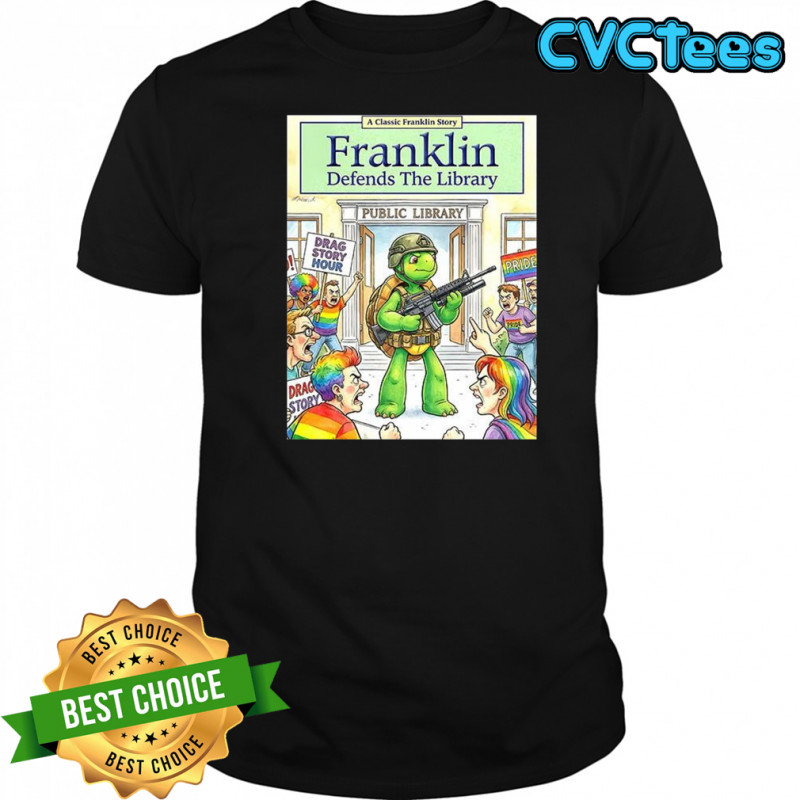 Franklin defends the Library shirt