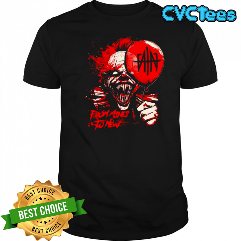 From Ashes To New Pennywise Balloon T-shirt