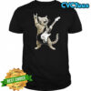 Funny Cat Playing Guitar Rock and Roll shirt