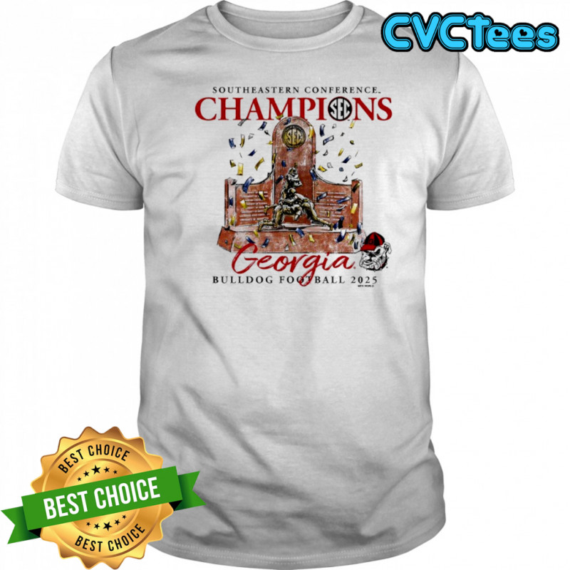 Georgia Bulldogs 2025 SEC Football Champions Shirt