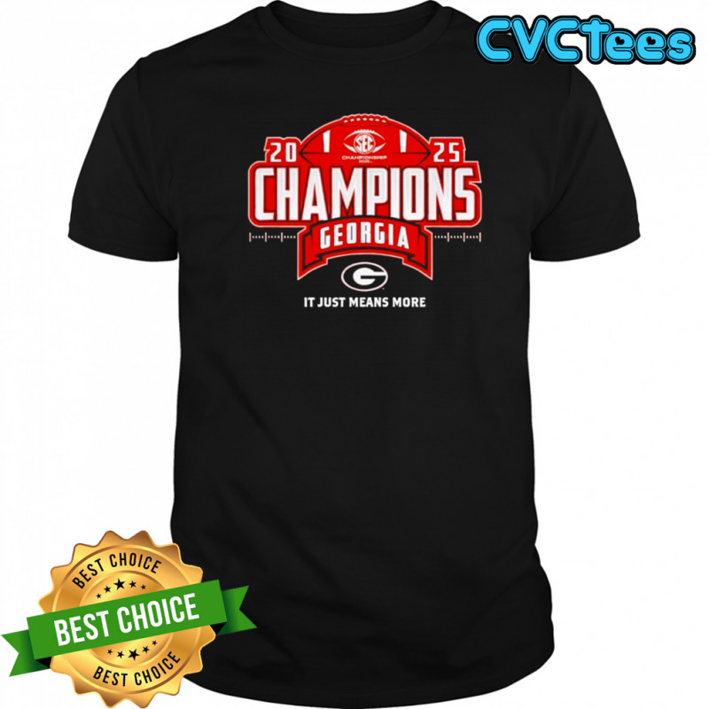 Georgia Bulldogs SEC Champs 2025 Football Locker Room shirt