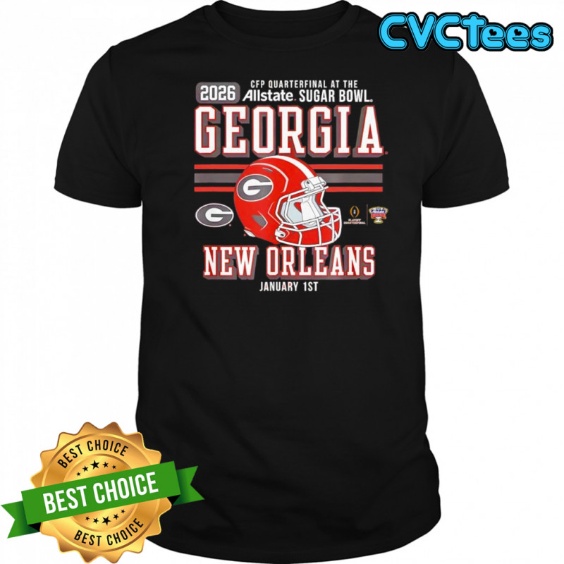 Georgia Bulldogs Sugar Bowl CFP Quarterfinal 2025-2026 Shirt