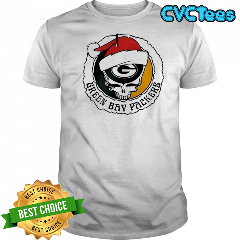 Green Bay Packers 60th Anniversary Of Grateful Dead Christmas Game Day Logo Shirt