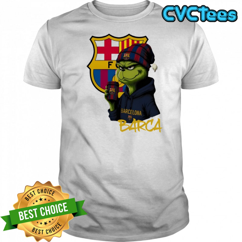 Grinch Barcelona FC Crest shirt