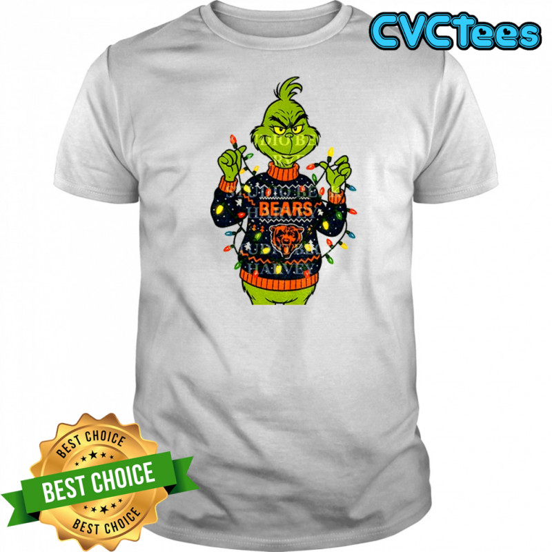 Grinch Chicago Bears Grinchmas Christmas in Chicago shirt