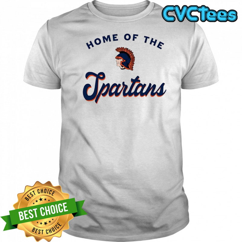 Home Of The Spartans graphic shirt