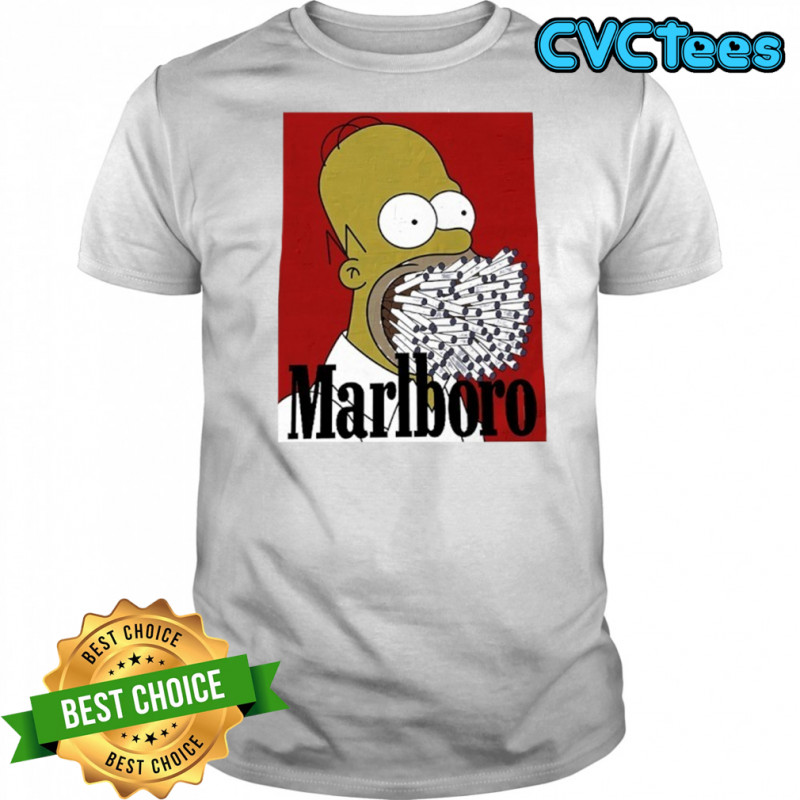 Homer Simpson Marlboro Shirt