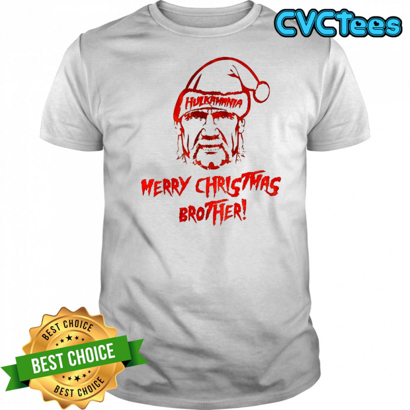Hulk Hogan Hulkamania Merry Christmas Brother shirt