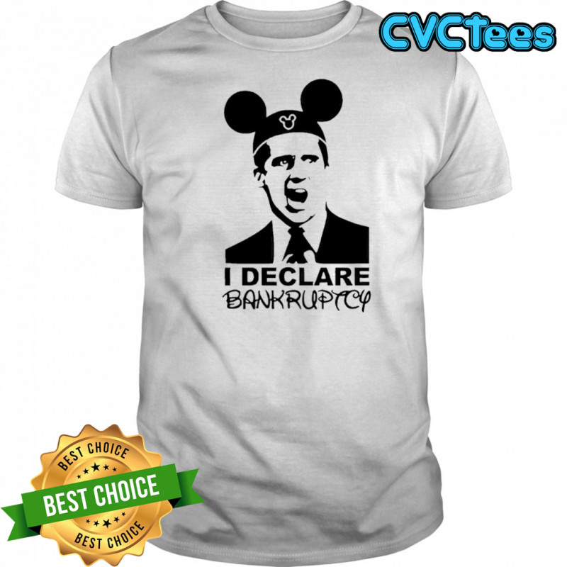 I Declare Bankruptcy Disneyworld mickey shirt