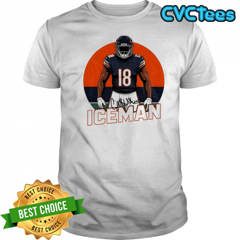 Iceman Caleb Williams Chicago Bears NFL Football 2025 signature shirt