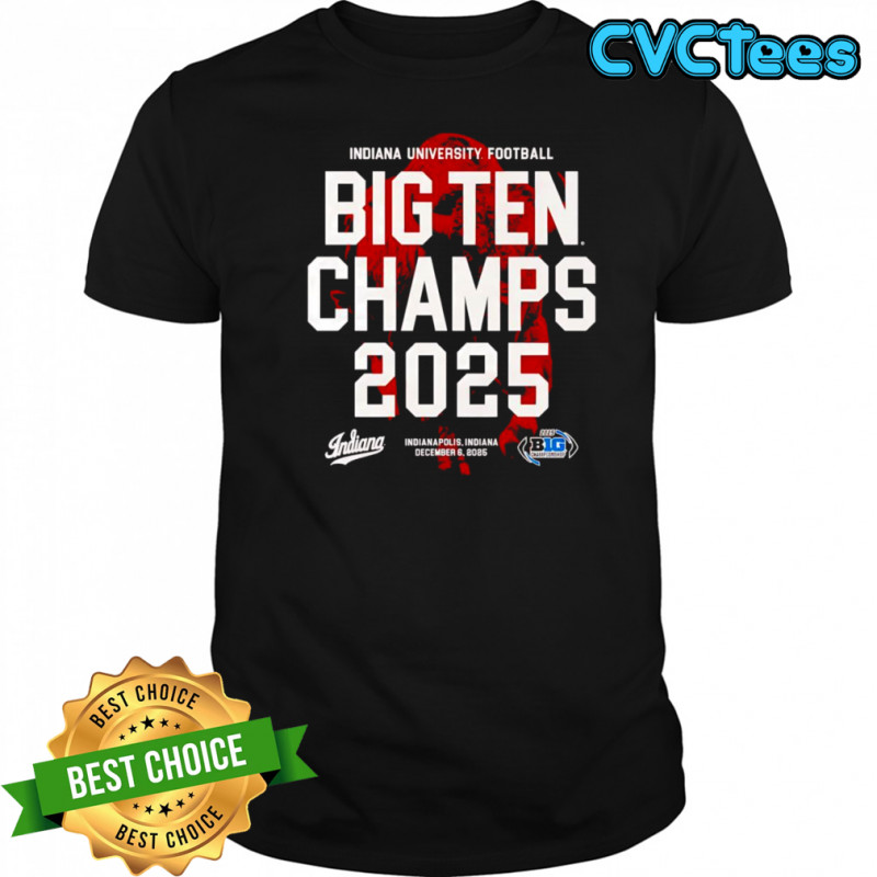 Indiana 2025 Big Ten Champs Bison Shirt