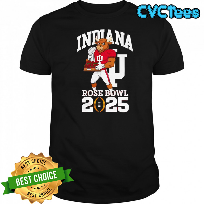 Indiana Hoosiers Rose Bowl 2025 mascot shirt