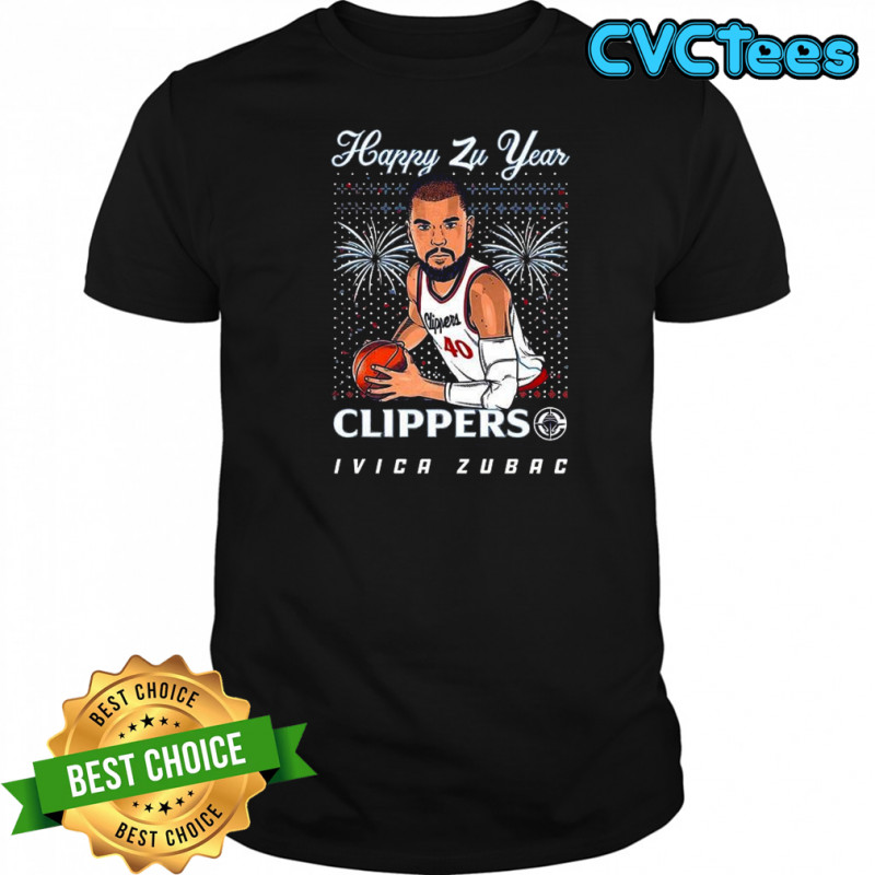 Ivica Zubac Happy Zu Year Clippers shirt
