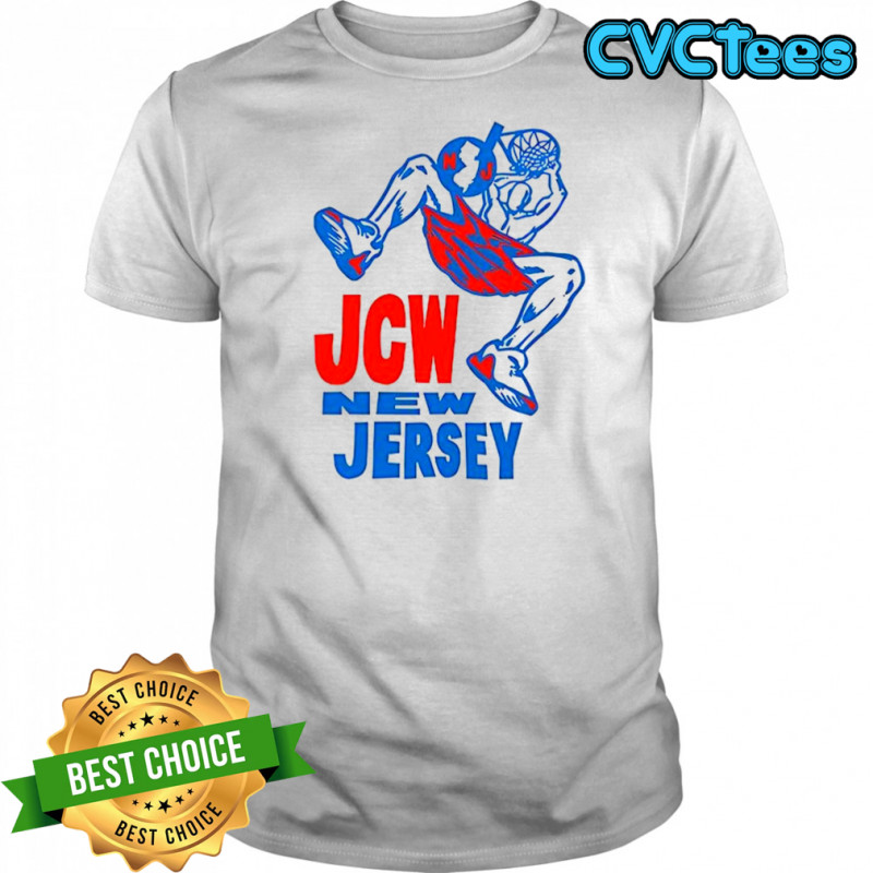 JCW New Jersey dunk basketball shirt