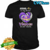 Jesus in my heart Minnesota Vikings in my veins heart shirt