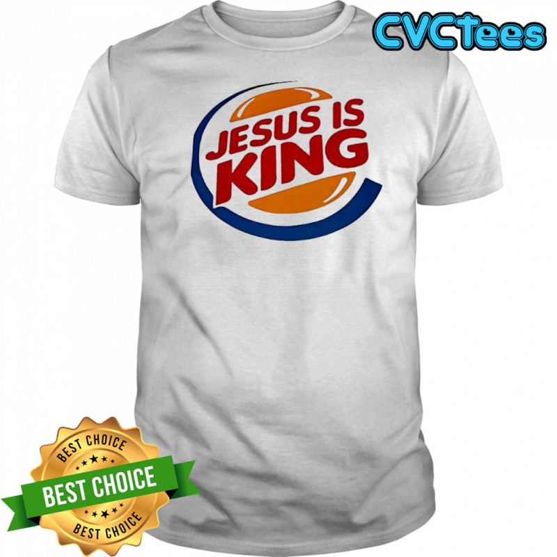Jesus Is King x Burger King logo shirt