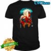 Jiraiya Naruto anime Toad Sage silhouette and Gamabunta Ukiyo-e shirt