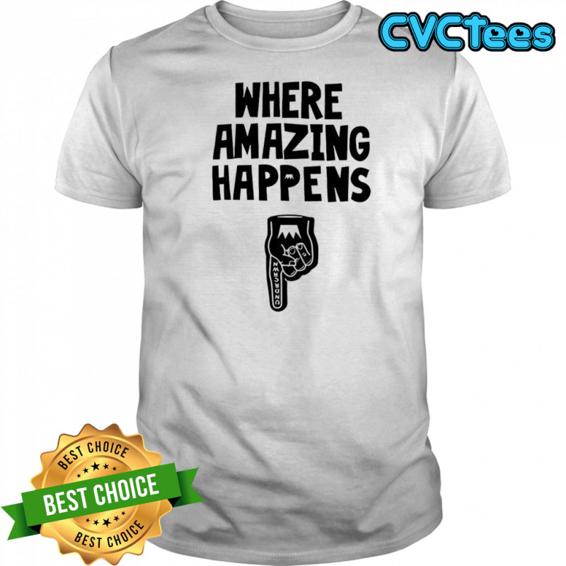 Kevin Durant where amazing happens shirt