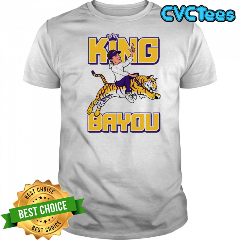 King Of The Bayou tiger mascot player shirt