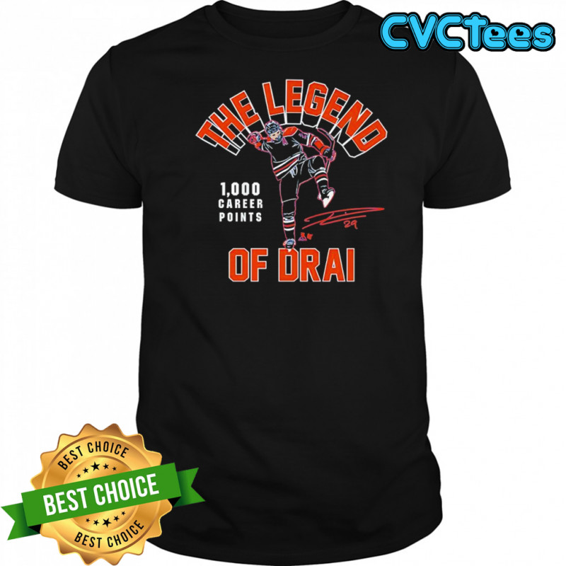 Leon Draisaitl The Legend of Drai 1,000 Points shirt