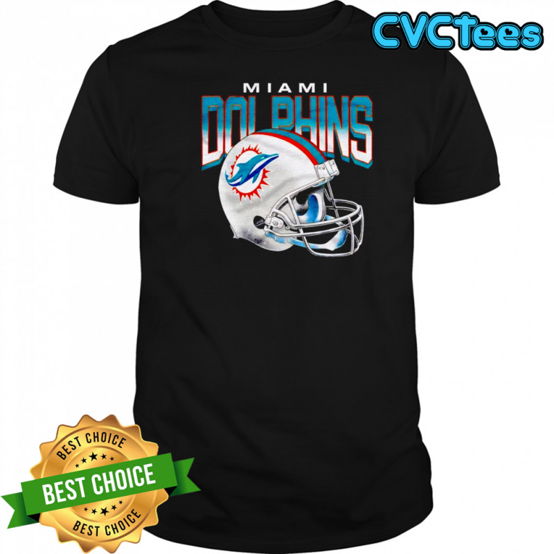 Miami Dolphins Gradient Helmet Shirt