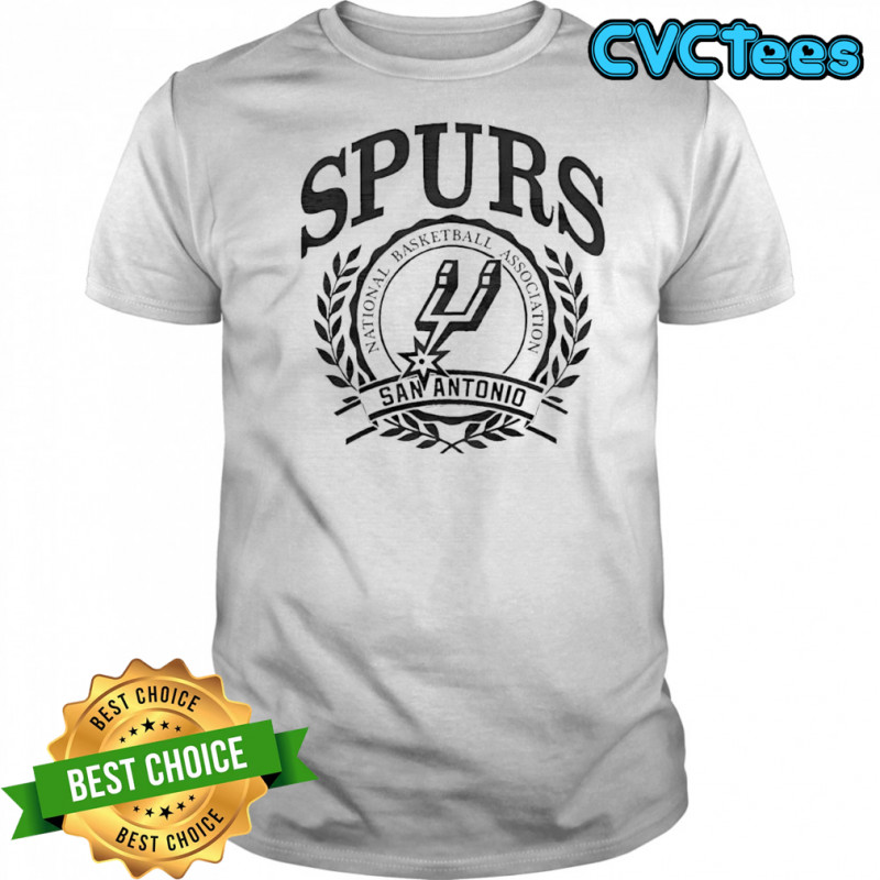 Naional basketball association San Antonio Spurs Crest logo shirt